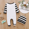 2Piece Winter Cotton Baby Boy Clothes Set Long Sleeve Romper+Hat Letter Print Kids Clothing for Newborn Fall Baby Outfits D30 | Vimost Shop.