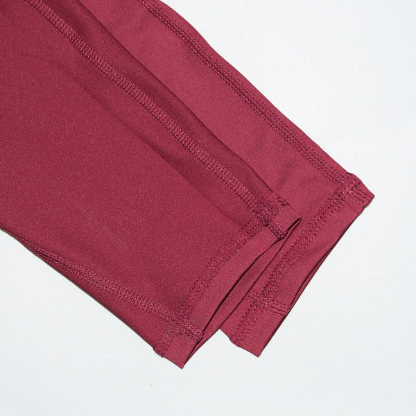 Seamless PU Patchwork High Elastics Jogging Pants High Waist Hips Lifting Gym Fitness Female Sports Breathable Pants | Vimost Shop.