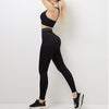 Seamless Striped Yoga Gym Tracksuit Workout Sports Push Up Jogging Two Piece Tank Crop Top Hips Lifting Leggings Outdoor Set | Vimost Shop.