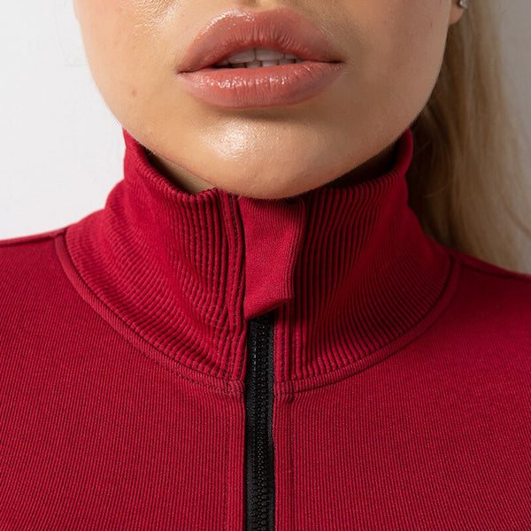 Sportswear Striped Patchwork Yoga Set S - 2XL Gym Fitness Tracksuit Long Sleeve Zipper Coat High Elastics Leggings Outdoor Suit | Vimost Shop.