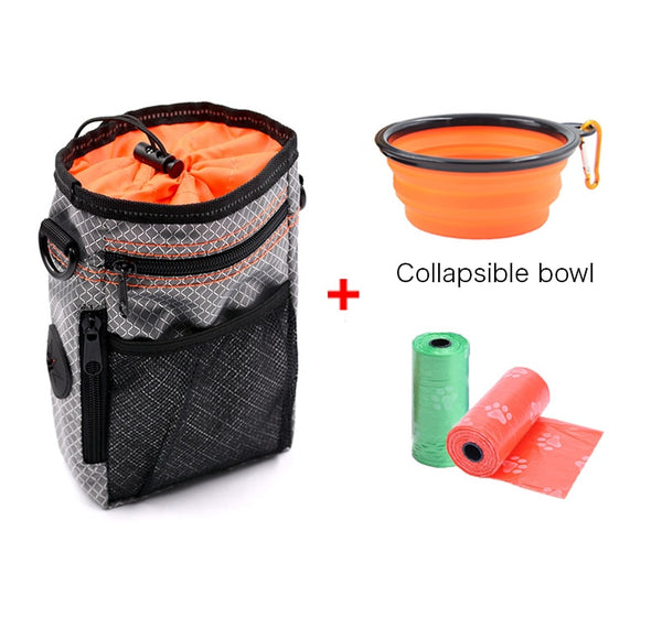 Portable Dog Training Bag Multi-function Treat Snack Pocket Pet Dog Outdoor Poop Bag Feed Storage Pouch Food Reward Waist Bags | Vimost Shop.