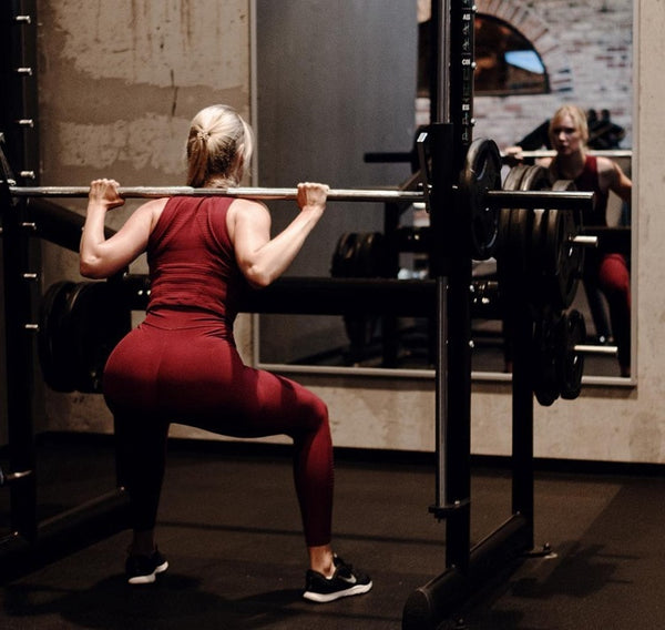 Seamless Sportswear Yoga 2 PCS Set GYM Fitness Sports Tracksuit Ribbed Tank Top Hips Lifting Leggings Two Piece Set | Vimost Shop.