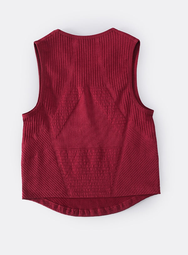 Seamless Sportswear Yoga 2 PCS Set GYM Fitness Sports Tracksuit Ribbed Tank Top Hips Lifting Leggings Two Piece Set | Vimost Shop.