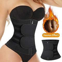 Women Body Shaper Waist Trainer Corset Weight Loss Cinchers Sports Girdle Sauna Sweat Fat Burner Slimming Sheath Fitness Belt