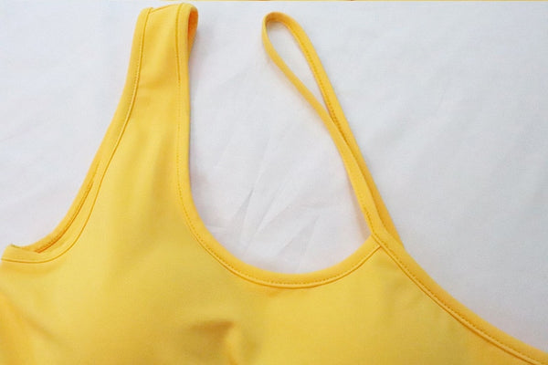 Seamless Sports Yoga Set Fitness Tracksuit Shoulder Crop Top And Leggings Pants Gym Running Dance Training Workout Suit | Vimost Shop.