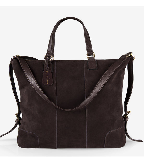 Women Real Split Suede Leather Shoulder Tote Bag Fashion Female Large Leisure Nubuck Casual Handbag Travelling Top handle Bags | Vimost Shop.