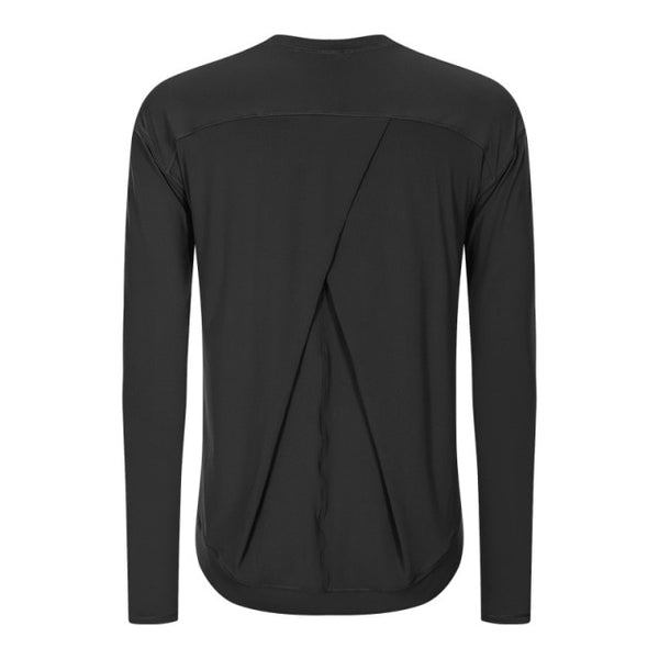 Loose Fit Sport Training Workout Long Sleeve Shirts Women Lightweight Anti-sweat Yoga Fitness Shirts with Thumb Hole