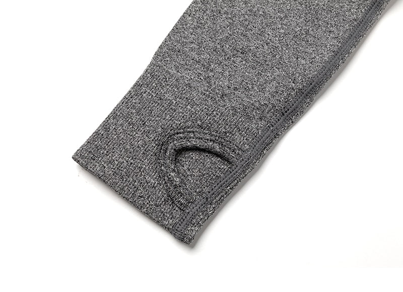 Yoga Crop Tops Yoga Shirts Gym Workout Tops Long Sleeve Fitness Running Sport T-Shirts Athletic Training Wear Women Sportswear | Vimost Shop.