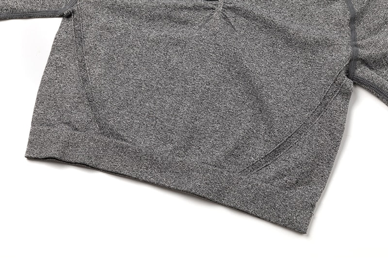 Yoga Crop Tops Yoga Shirts Gym Workout Tops Long Sleeve Fitness Running Sport T-Shirts Athletic Training Wear Women Sportswear | Vimost Shop.