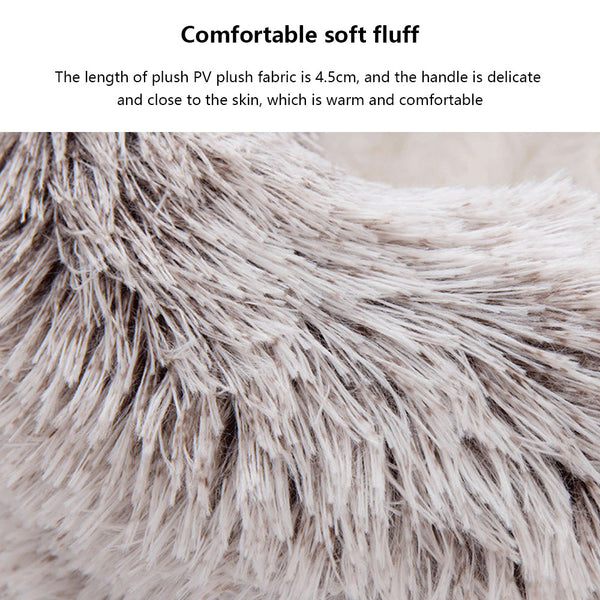 Pet Dog Cat Sleeping Bed Soft Plush  Nest Kennel Cave House Cats Cute Bag Mat Pad Tent Pets Winter Warm Cozy Beds | Vimost Shop.