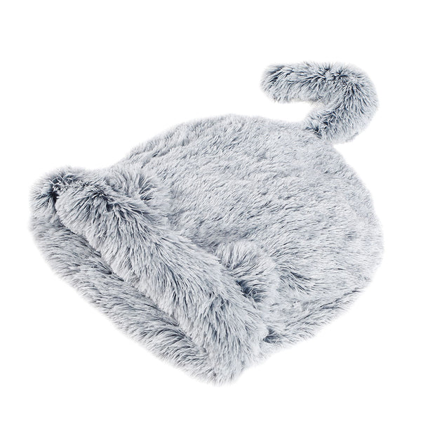 Pet Dog Cat Sleeping Bed Soft Plush  Nest Kennel Cave House Cats Cute Bag Mat Pad Tent Pets Winter Warm Cozy Beds | Vimost Shop.