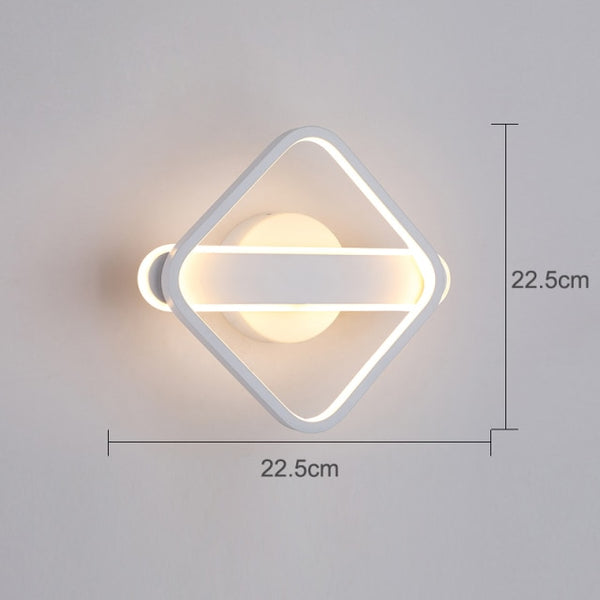 Nordic Minimalist LED Wall Lamps Living Room Bedroom Bedside Reading Lights 29W AC85-265V Aisle Decoration Lighting