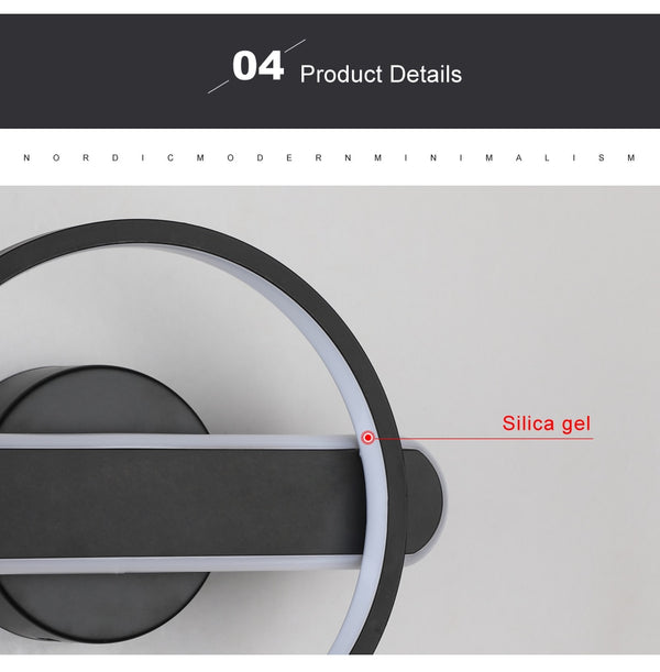 Nordic Minimalist LED Wall Lamps Living Room Bedroom Bedside Reading Lights 29W AC85-265V Aisle Decoration Lighting