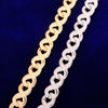 Solid 15mm Men's Hip Hop Cuban Chain Link Cubic Zirconia Gold Color Necklace Choker Fashion Rock Jewelry | Vimost Shop.