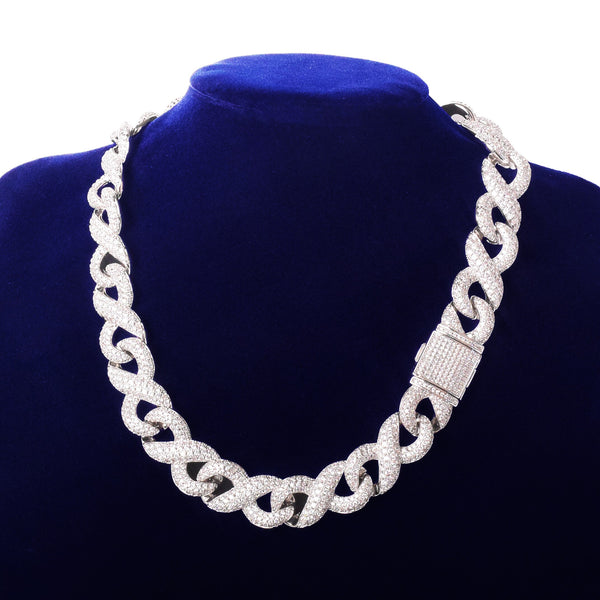 Solid 15mm Men's Hip Hop Cuban Chain Link Cubic Zirconia Gold Color Necklace Choker Fashion Rock Jewelry | Vimost Shop.