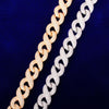Solid 15mm Men's Hip Hop Cuban Chain Link Cubic Zirconia Gold Color Necklace Choker Fashion Rock Jewelry | Vimost Shop.