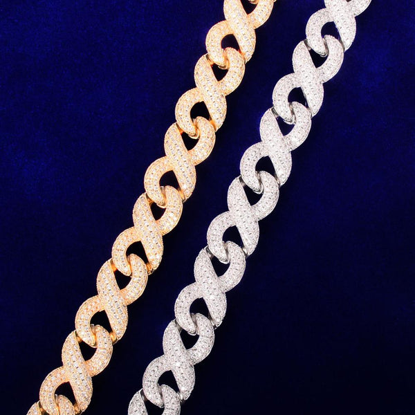 Solid 15mm Men's Hip Hop Cuban Chain Link Cubic Zirconia Gold Color Necklace Choker Fashion Rock Jewelry | Vimost Shop.