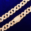Solid 15mm Men's Hip Hop Cuban Chain Link Cubic Zirconia Gold Color Necklace Choker Fashion Rock Jewelry | Vimost Shop.