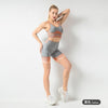 Striped Seamless Yoga Tank Crop Top Shockproof Quick Dry Sports Bra Vest Fashion Workout Push Up Running Tees High Elasticsity | Vimost Shop.