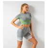Striped Seamless Yoga Tank Crop Top Shockproof Quick Dry Sports Bra Vest Fashion Workout Push Up Running Tees High Elasticsity | Vimost Shop.