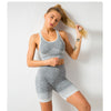 Striped Seamless Yoga Tank Crop Top Shockproof Quick Dry Sports Bra Vest Fashion Workout Push Up Running Tees High Elasticsity | Vimost Shop.