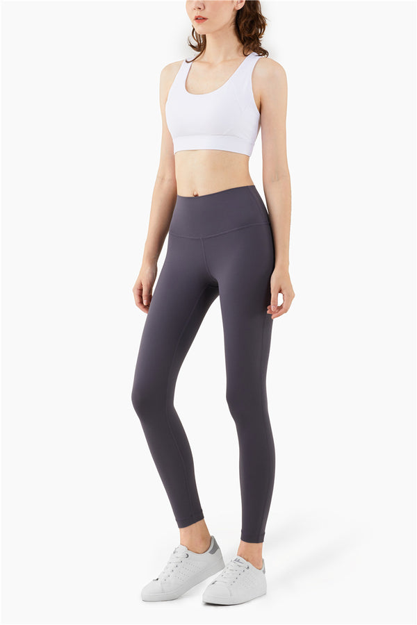 Seamless Sports Vest Top Push Up High Impact Yoga Crop Top Sports Gym Workout Cross Thin Shoulder Beauty Back Tank Solid Top | Vimost Shop.