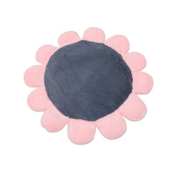 Pink Coral Fleece Dog Bed Flower Shape Home Floor Sofa Bed Sleeping Washable Cat Cushion Mat for Large Medium Mats Dogs Product
