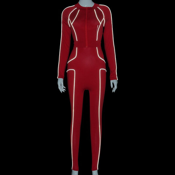 Autumn Seamless Striped Sports Yoga Set Gym Fitness Tracksuit Fashion Backless Jumpsuit And Coat Workout Sportswear Clothing | Vimost Shop.