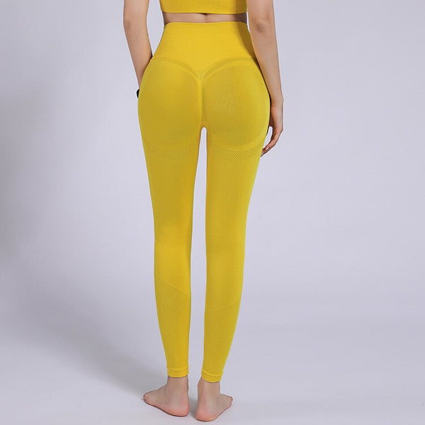 Seamless Sportswear Yoga Set Women Gym Tracksuit Tank Crop Top Hips Lifting Leggings Running Traning Workout Sports 2 Piece Set | Vimost Shop.