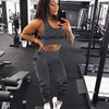 Women Workout Outfit 2 Pieces Yoga Set Seamless Running Leggings with Sports Bra Padded Tops Suit Gym Clothes Fitness Sportswear | Vimost Shop.