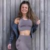 Women Workout Outfit 2 Pieces Yoga Set Seamless Running Leggings with Sports Bra Padded Tops Suit Gym Clothes Fitness Sportswear | Vimost Shop.