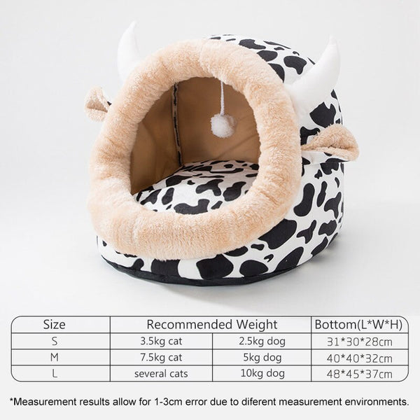 Pet Dog Cat Bed Cute Unicorn Shape Kennel Winter Warm Sofa Detachable Kitten House Waterproof Puppy Cushion Pet Sleeping Product | Vimost Shop.