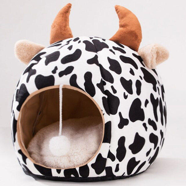 Pet Dog Cat Bed Cute Unicorn Shape Kennel Winter Warm Sofa Detachable Kitten House Waterproof Puppy Cushion Pet Sleeping Product | Vimost Shop.