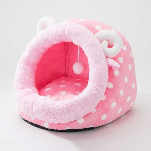 Pet Dog Cat Bed Cute Unicorn Shape Kennel Winter Warm Sofa Detachable Kitten House Waterproof Puppy Cushion Pet Sleeping Product | Vimost Shop.