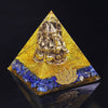 Orgonite Pyramid Copper Ganesha Buddha Figurine Ornaments Yoga Handmade Elephant God Buddha Statue Buddhsit Handicrafts | Vimost Shop.