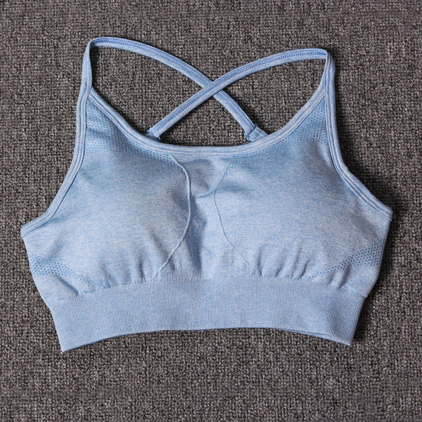 Sportswear Seamless Yoga 3 PCS Set Women Gym Clothes Bra+ Long Sleeve Crop Top High Elastics  Pantalones Fitness Tracksuit | Vimost Shop.