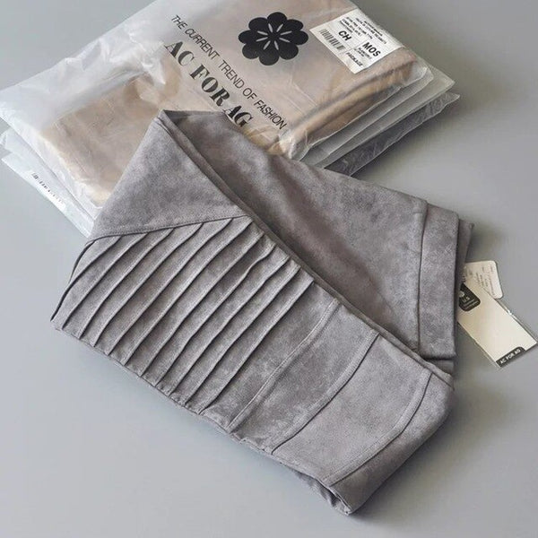 Autumn Suede Leggings Solid High Elastics Bodycon Pencil Pants Fashion Casual Medium Waist Trousers | Vimost Shop.