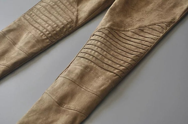 Autumn Suede Leggings Solid High Elastics Bodycon Pencil Pants Fashion Casual Medium Waist Trousers | Vimost Shop.