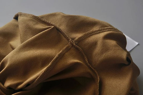 Autumn Suede Leggings Solid High Elastics Bodycon Pencil Pants Fashion Casual Medium Waist Trousers | Vimost Shop.