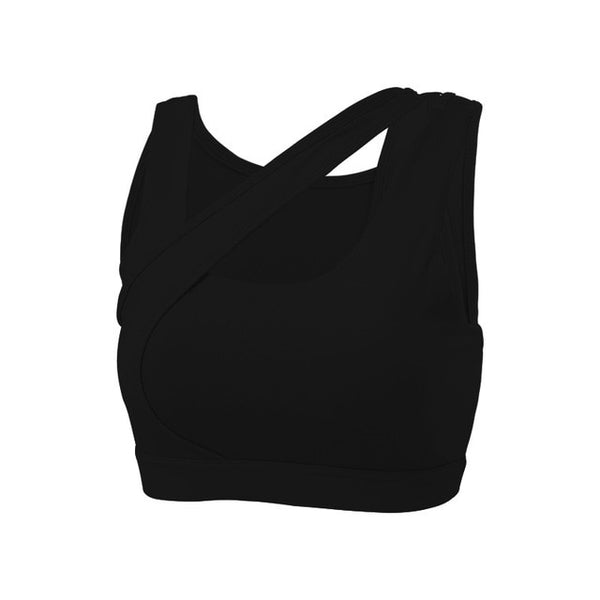 Seamless Sports Gym Bra Crop Top Patchwork Push Up Workout Beauty Back Solid Top Shockproof Training Fitness Running Vest Shirt | Vimost Shop.