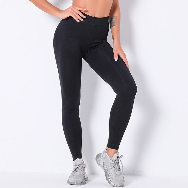 Seamless Yoga Leggings Solid Slim Pants High Elastics Workout Push Up Sports Fitness Running Casual High Waist Outdoor Pants | Vimost Shop.