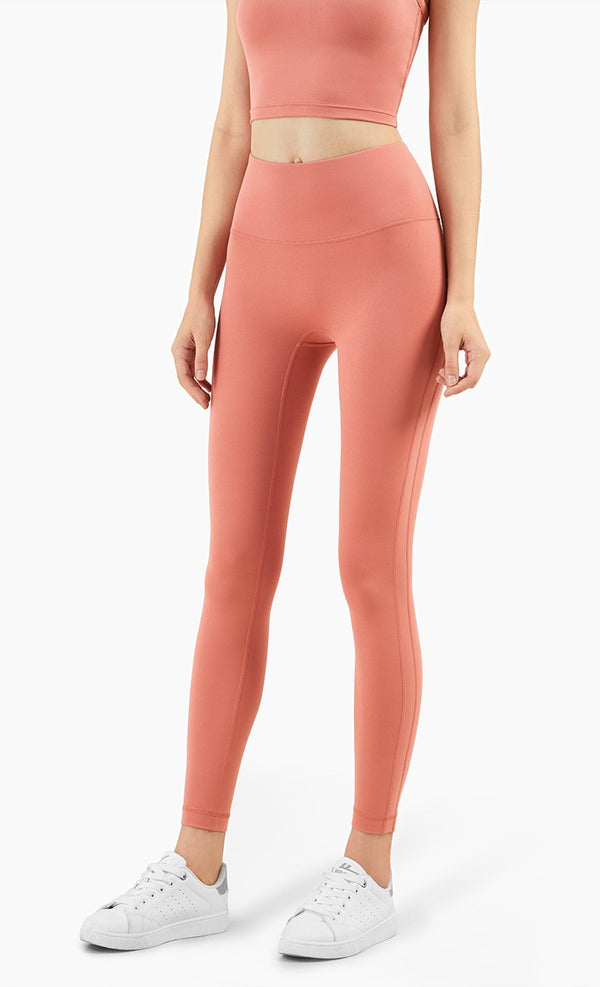 Autumn Seamless Solid Yoga No T line Leggings Fitness Gym Yoga Pantalones High Elastics Sports Breathable Dry Quick Trousers | Vimost Shop.