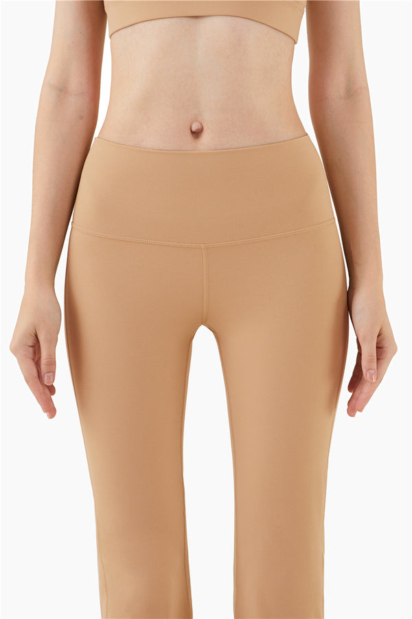 Sports Leggings Women High Waist Wide Legs Yoga Pants Solid Fashion High Elastic Push Up Work Out Pants For Women Jogging Pants | Vimost Shop.