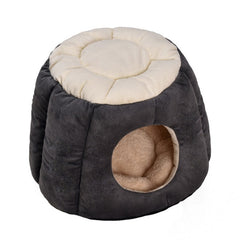 Pet Cat Nest Bed Kitten Cave House for Dog Puppy Rabbit Winter Warm Sleeping Mat Soft Cushion Removable Pad Pets Product
