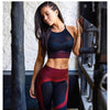 Autumn Patchwork Yoga Leggings High Elastics Pants For Women High Waist Hips Lifting Fitness Trousers Energy Fitness Sportswear | Vimost Shop.