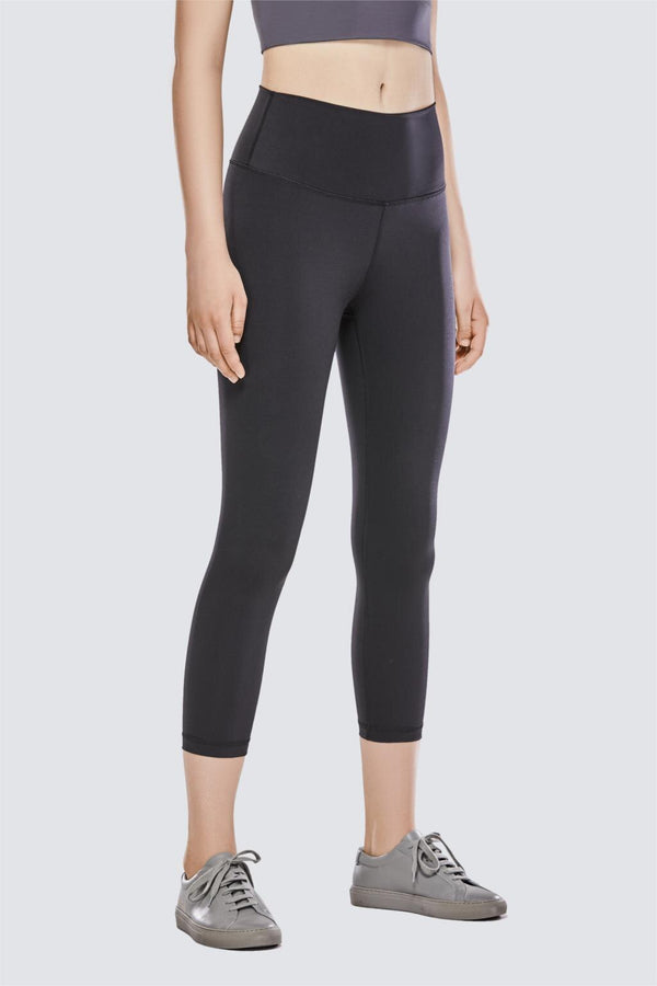 High Waisted Capri Workout Leggings for Women Hugged Feeling Athletic Compression Leggings -21 Inches