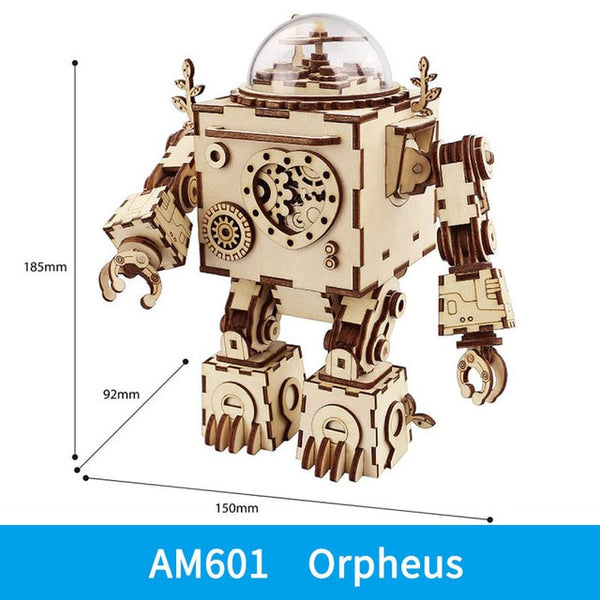 ROKR DIY 3D Wooden Puzzle Gear Model Building Kit Toys Gift for Children Teens | Vimost Shop.