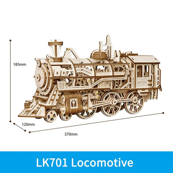 ROKR DIY 3D Wooden Puzzle Gear Model Building Kit Toys Gift for Children Teens | Vimost Shop.