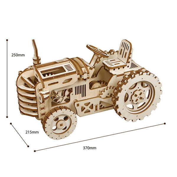 ROKR DIY 3D Wooden Puzzle Gear Model Building Kit Toys Gift for Children Teens | Vimost Shop.