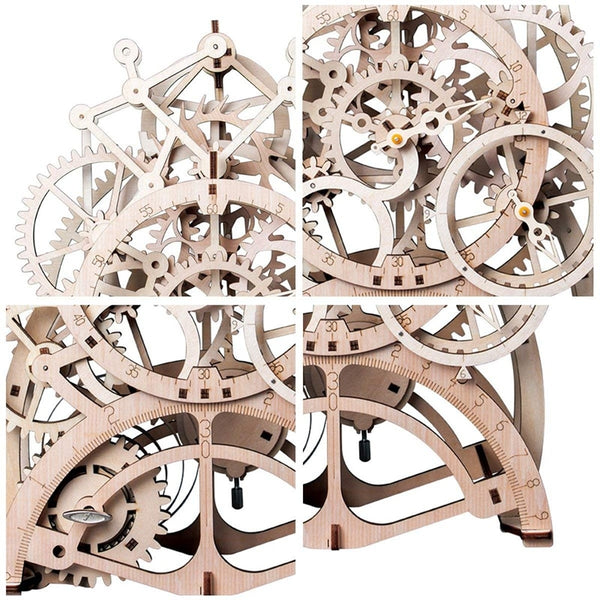 ROKR DIY 3D Wooden Puzzle Gear Model Building Kit Toys Gift for Children Teens | Vimost Shop.